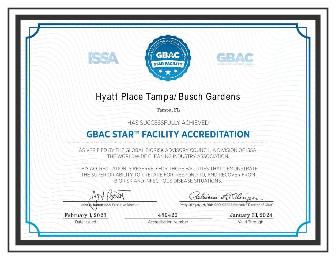 Hyatt Place Tampa Busch Gardens Kültér fotó